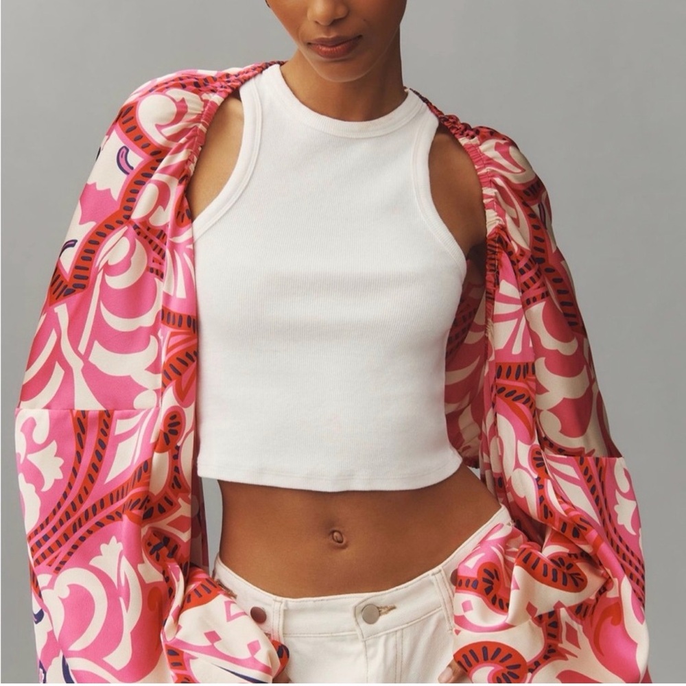 Anthropologie Mare Mare Bubble Shrug